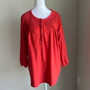 Lucky Brand women’s red blouse